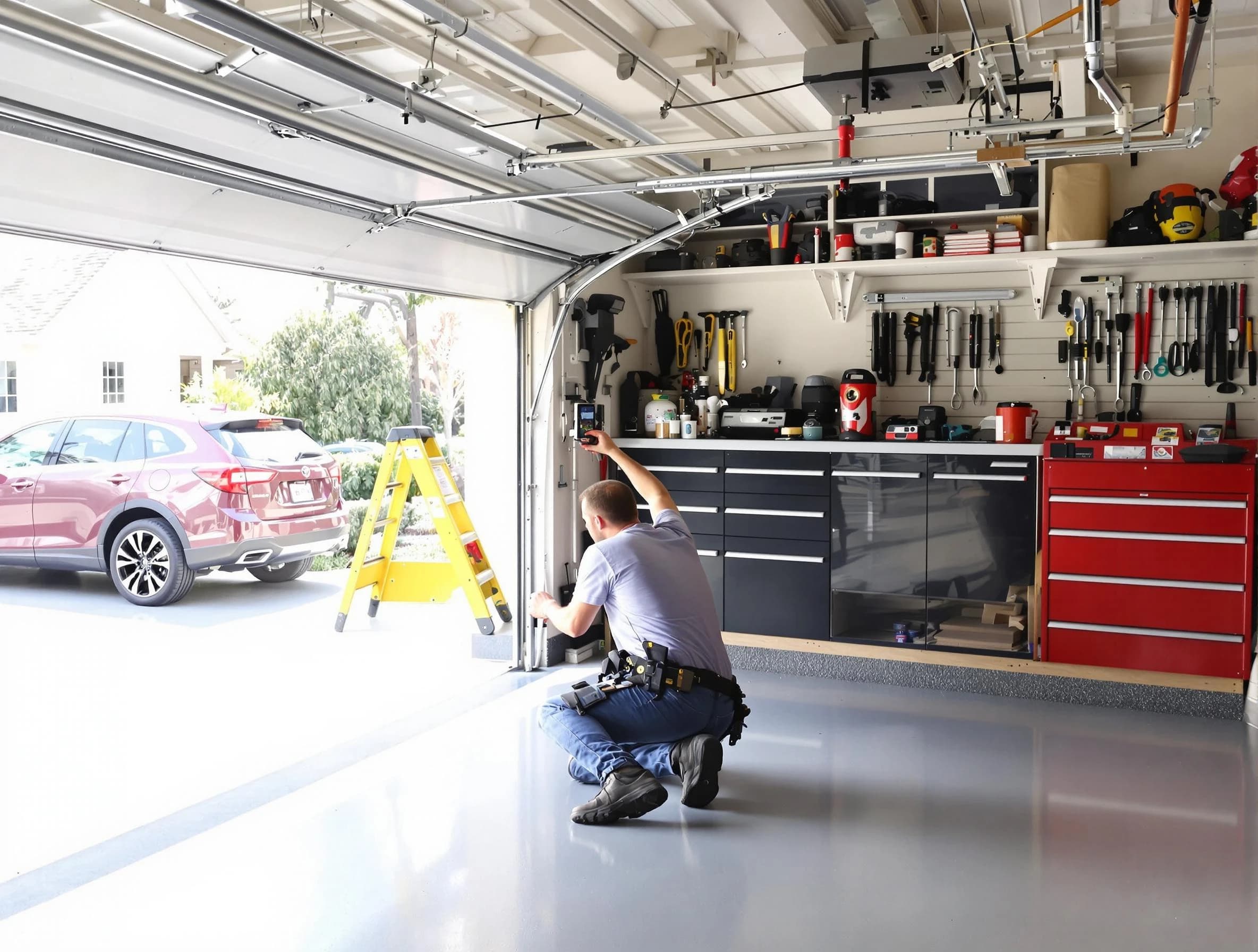 Local garage door repair service by Mahwah Garage Door Repair in Mahwah