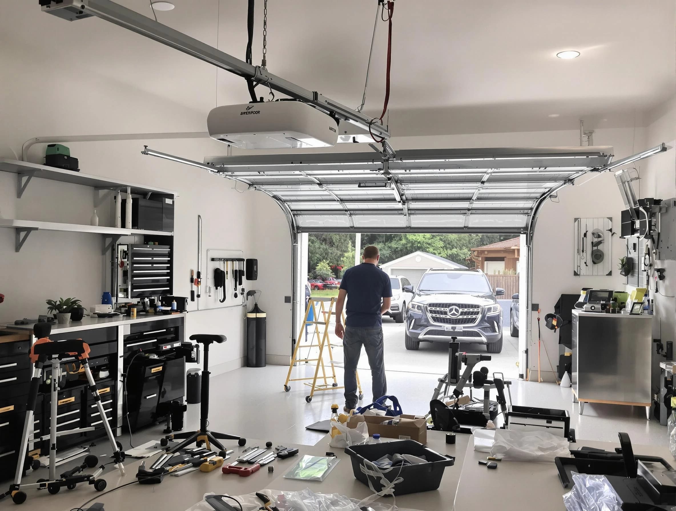 Garage door opener installation by Mahwah Garage Door Repair in Mahwah