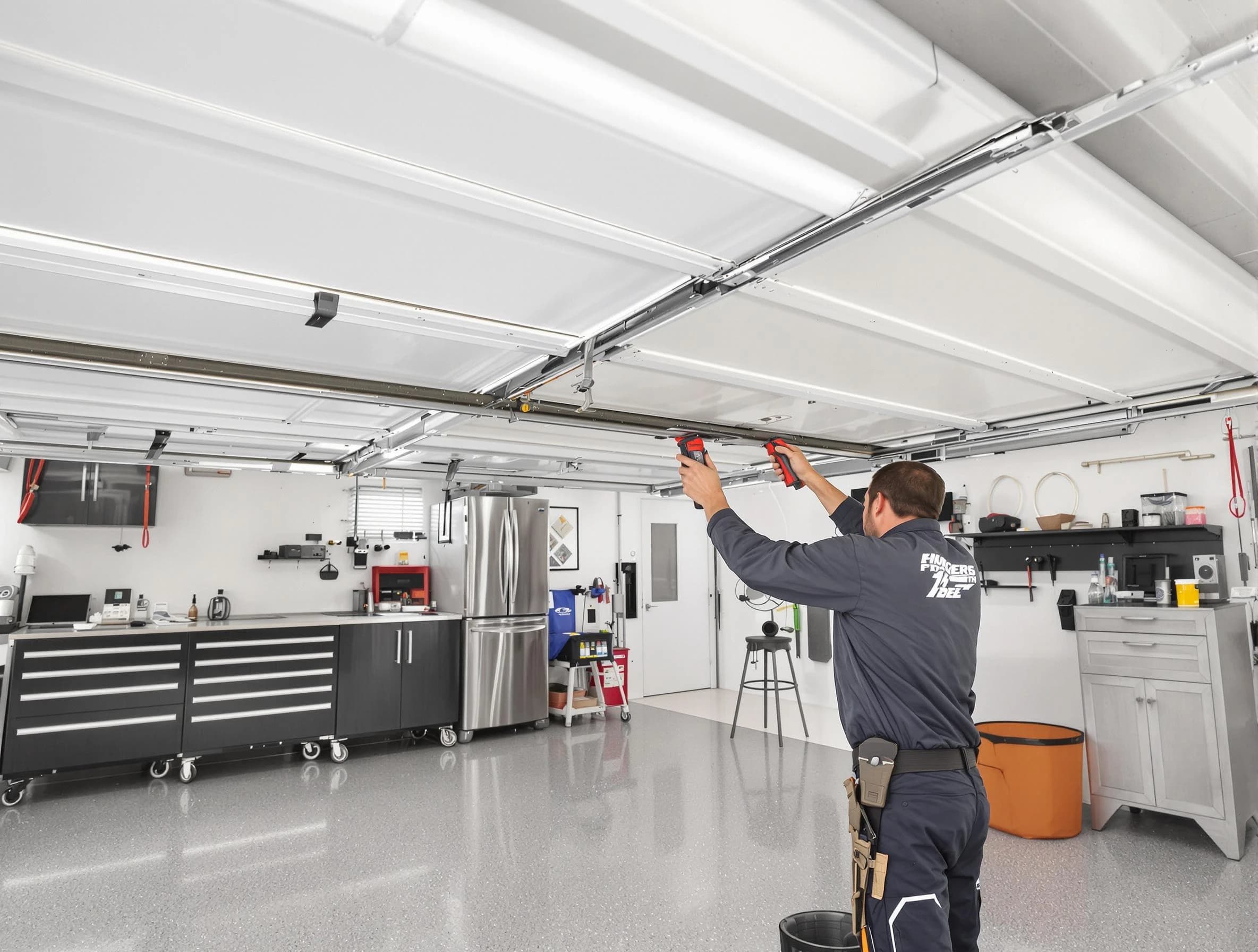 Overhead garage door repair service by Mahwah Garage Door Repair in Mahwah